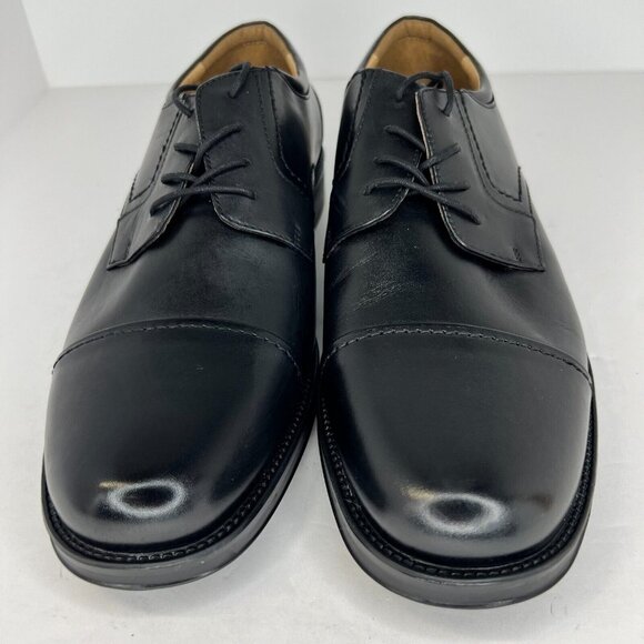 Chaps Mens 96-26844 Black Belmont Cap Toe Leather Oxford Size 13 M Dress Shoes main image 9